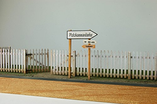 Cobaanii mokei工房 コバアニ模型工房 1/35 フロントラインシリーズ ヨーロッパの柵セットA 道標付 組立キット FS-021