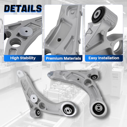 AUTOKAY Lower Control Arm for Jeep Cherokee 2019 Left and Right Replaces 68439687AA 68439686AA by AUTOKAY - Image 4