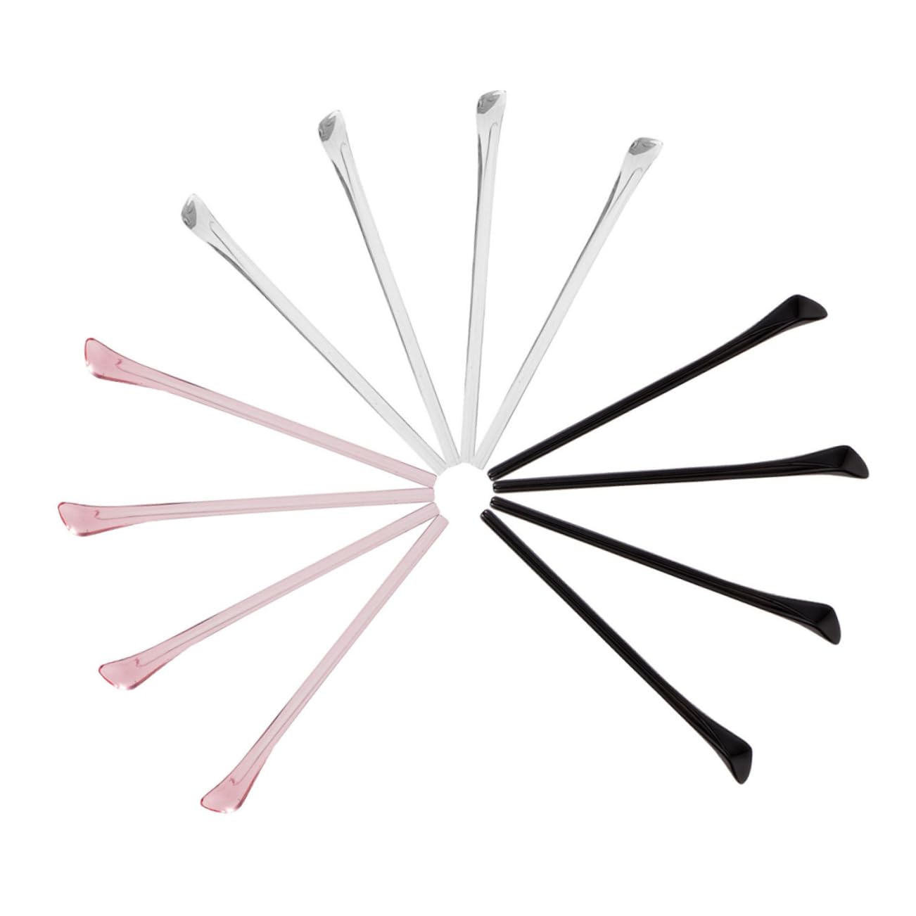 FOMIYES 2sets Outdoor Glasses Sleeves Eye Glasses Eyeglass Retainers Plastic Glasses Retainer Glasses Holder Glasses Ear Holders Eyeglasses Ear Grips Eyeglasses Grips for Eyewear Pp 12pcs*2