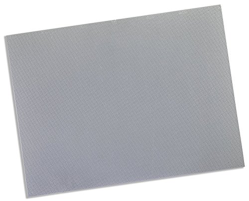 Rolyan Aquaplast-T Watercolors Thermoplastic Splinting Material, 13% UltraPerf, Professional Silky Smooth Finish, Moderate Memory, Highly Conformable, 3/32" x 18" x 24" , Single Sheet, Silver