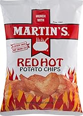 Image of Martins Red Hot Potato. Brand catalog list of Martin's Potato Chips. 