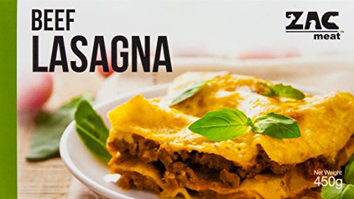 ZAC Butchery Ready to Eat Meal Beef Lasagna 450g (Halal) - Frozen