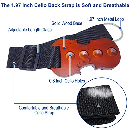 Moreyes Cello Endpin Stopper Wooden Anchor Rest For Cello Anti Slip (Red) #TOP1