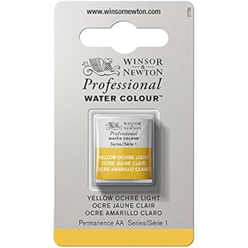 Winsor & Newton 1/2 Godet Professional Water Colour, Ocre Jaune Clair