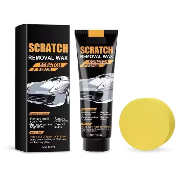 Car Scratch Removal, Car Scratch Remover Paste Wax, Paint Scratch Remover, Dent Remover, Car Rubbing Polish Scratch Removal (Pack Of 1)