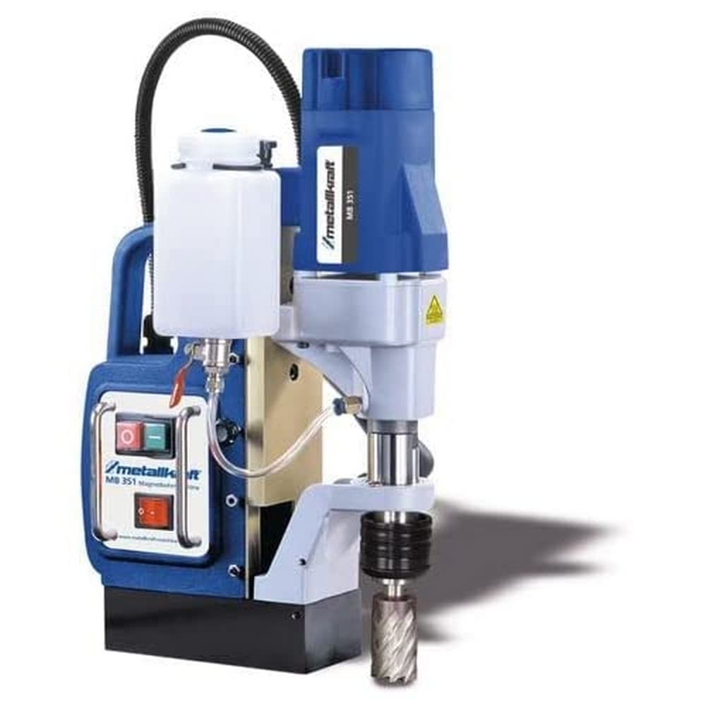 Metallkraft Magnetkernbohrmaschine 1,1 kW Kühlmitteltank Schnellspannaufnahme Weldon 3/4"