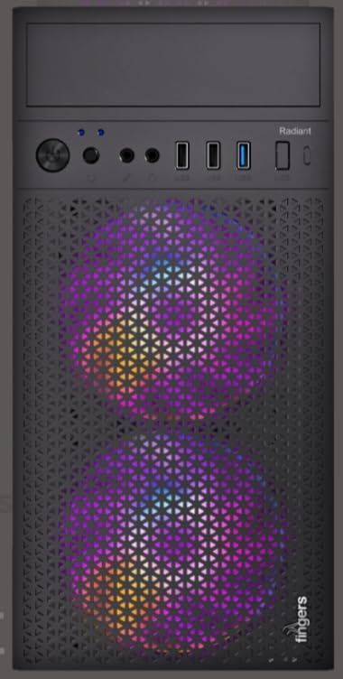 모 PC Gamer Desktop Tower PC – Core i7-4790 Processor CPU | 4GB GT730 GPU |16GB RAM | 512 SSD| 9 USB Ports| RGB Lights | Win 11| Wi-Fi| Use for Gaming and Graphics Designing