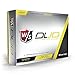 Wilson Staff Duo Golf Balls, Yellow, 12 Piece