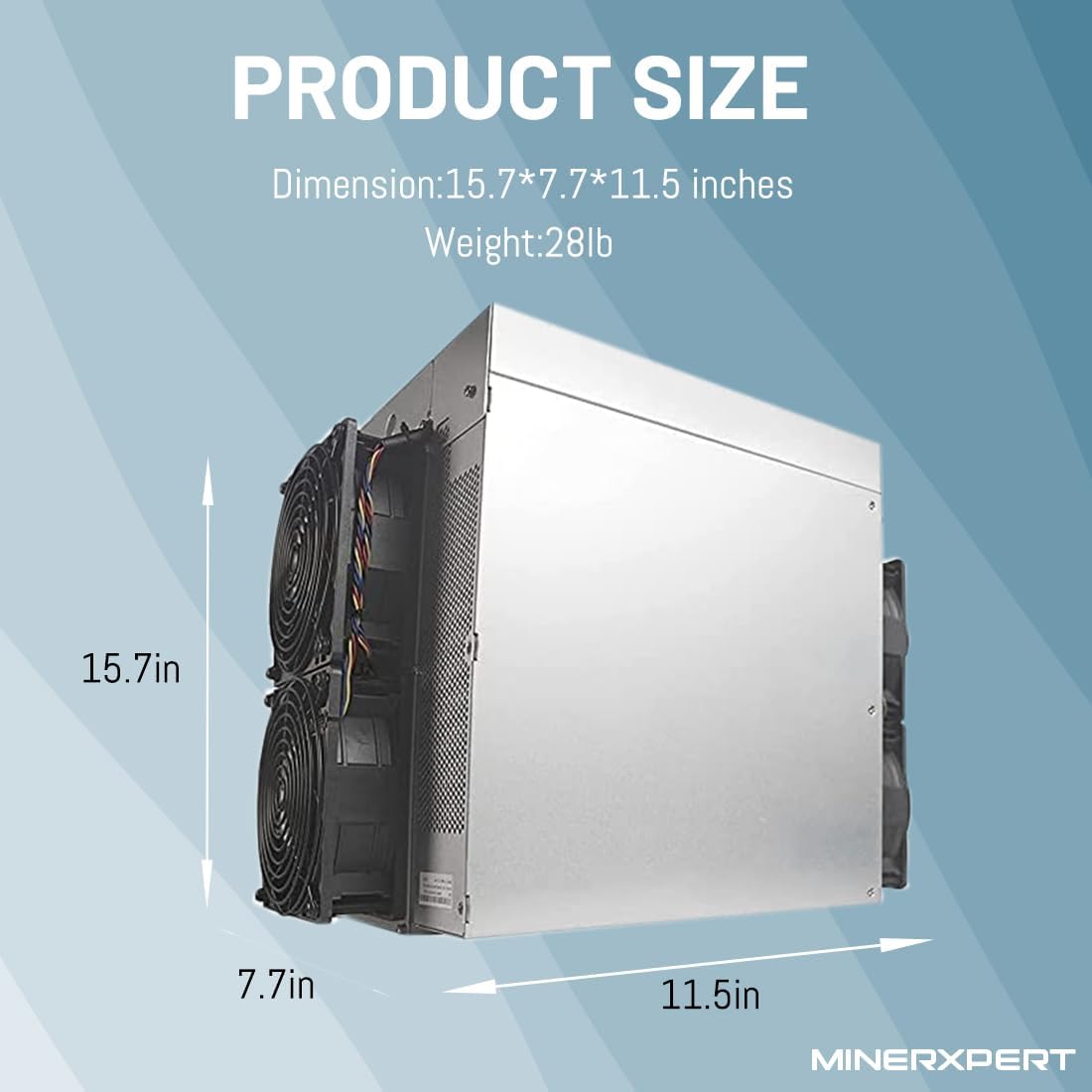 New Antminer S19k pro 120Th Asic Miner 2760W Bitmain Crypto BTC Bitcoin Miner Mining Include PSU in Stock (S19k Pro 120T 2760W)