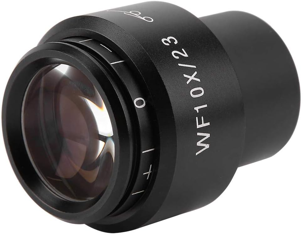 Microscope Eyepiece, GWF004 WF10X/23 30mm Eyepoint Lens Wide Field Microscope Eyepiece Wide Angle Microscope Eyepiece