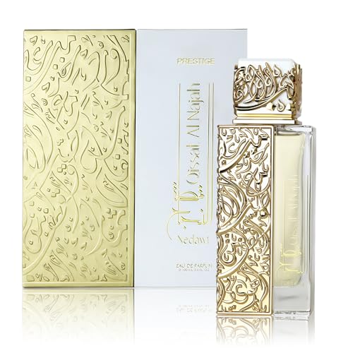 Image of A CENTER QISSAT AL NAJAH NEDAWI Cologne for Men | Luxury Oud Woody Musk Perfume | 100ml Eau de Parfum | Long Lasting Fragrance with Leather, Rose & Citrus Notes