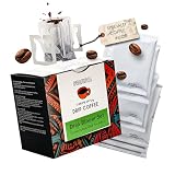PROFISTA Probierbox mit 7 Drip Coffee Kaffeepulver 100 % Arabica Bohnen Geschenke Box mit 3 Sorten,Kaffee Geschenkset für Männer Drip Coffee Bag,Kaffeegeschenke für Kaffeeliebhaber (Drip Bloom Set)