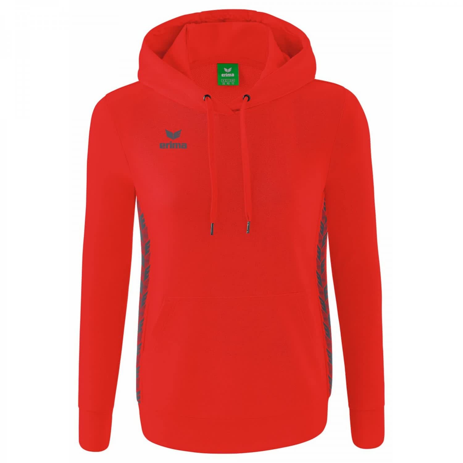 Erima Women's Essential Team Basic Hoody, Red, 38