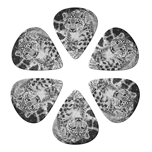 Ensemble de 6 médiators de guitare léopard des neiges pour guitare acoustique, guitare électrique, basse, ukulélé – fin… - Les Beatles, Paul McCartney, John Lennon, RIngo Starr, George Harrison Ensemble de 6 médiators de guitare léopard des neiges pour guitare acoustique, guitare électrique, basse, ukulélé - fin… – Image 5