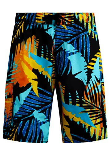 Image of Kanu Surf Men's Big Viper Extended Size Stripe Swim Trunk