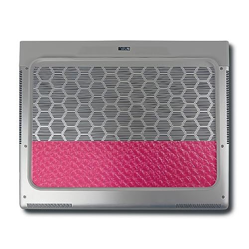 Image of MightySkins Carbon Fiber Skin Compatible With Alienware X16 R1 (2023) Full Wrap Kit - Pink Pleather | Protective, Durable Textured Carbon Fiber Finish | Easy To Apply & Change Styles | Made in the USA