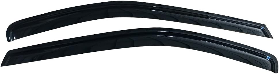 Window Visor Compatible with 1998-2003 Toyota Sienna, Slim Style Acrylic Smoke Tinted 2PCS Sun Rain Shade Guard Wind Vent Air Deflector by IKON MOTORSPORTS, 1999 2000 2001 2002