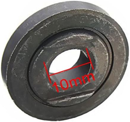 4Pairs 10mm/0.4" Round Clamp Inner Outer Flange Nuts Electrical Angle Grinder Fitting Replacement for Hitachi Angle Grinder