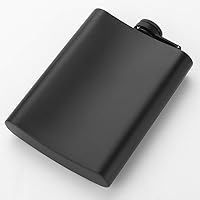 Vista 6 de Agua potable de emergencia, JXS - Frasco de cadera de acero inoxidable 188#304 de 8 onzas para licor, a prueba de fugas con embudo de regalo