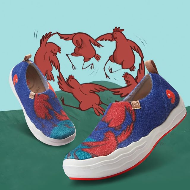 UIN Men's Art Travel Walking Shoes Slip On Casual Lightweight Wide Toe Comfort Fashion Sneaker Toledo Ⅳ Ⅷ Ⅸ Ⅻ2