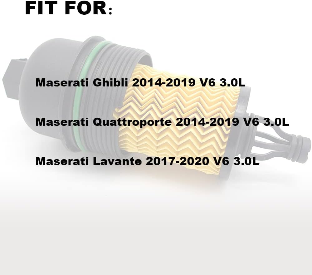 Amazon.com: 311401 Oil Filter Fit for 2014-2019 Maserati