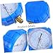 SOLUSTRE Automotive Manifold Gauge Set - High Pressure Gauge with Hoses Compact HVAC Tool for Car Air Conditioner Maintenance and Repair