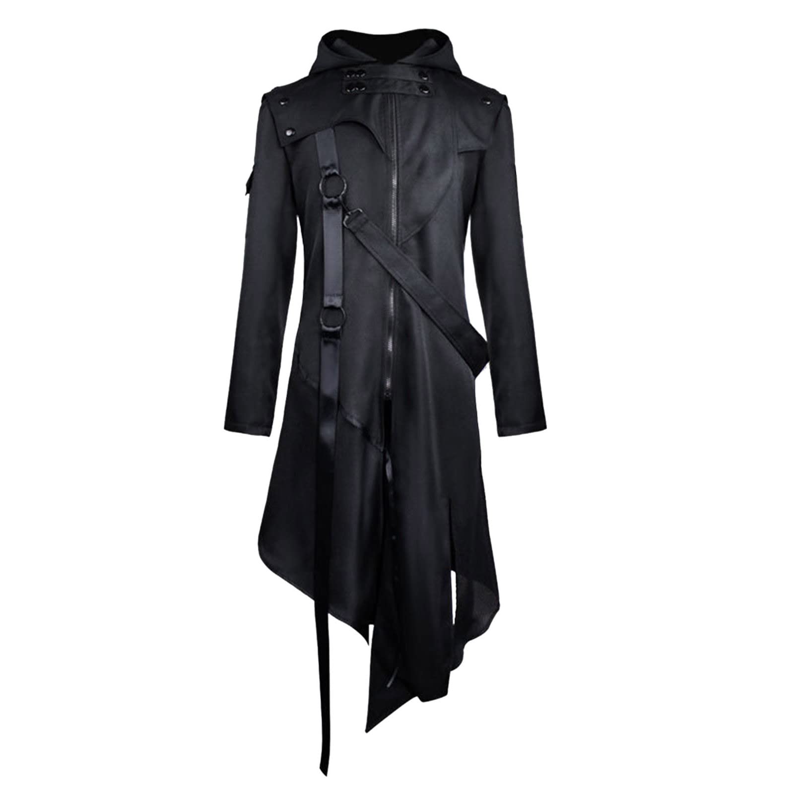 Herren Steampunk Mantel, Smoking Retro Renaissance Gothic Viktorianischen Mantel Halloween Karneval Kostüm Für Herren Vintage Mittelalter Jacke Gotisch Mantel Herren, Smoking Für Karneval Fashing