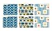 Orla Kiely 6 Count Retro Flowers Letter Size 1/3 Cut File Folder Set