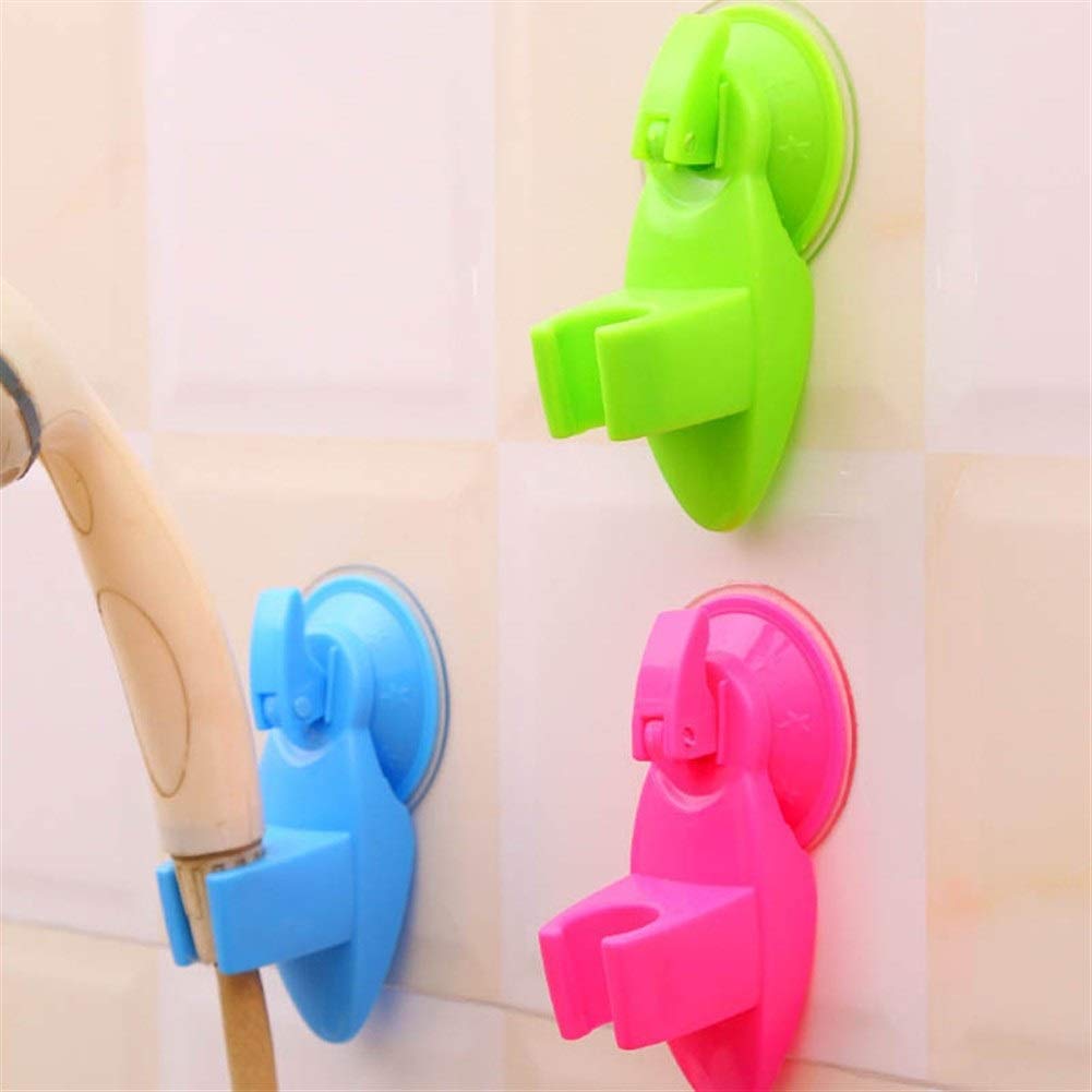 CULER Duschkopf-Halter Selbstklebend – Beweglicher Brausekopfhalter Aus Kunststoff, Mehrfarbig
