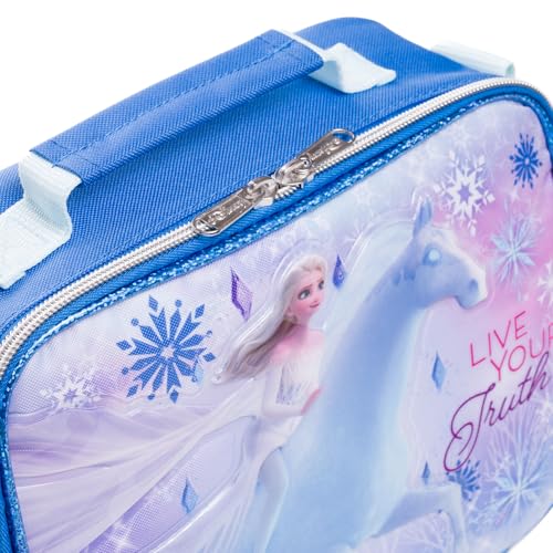 Bolsa de almuerzo Frozen 2 de Elsa con correa para niñas 4