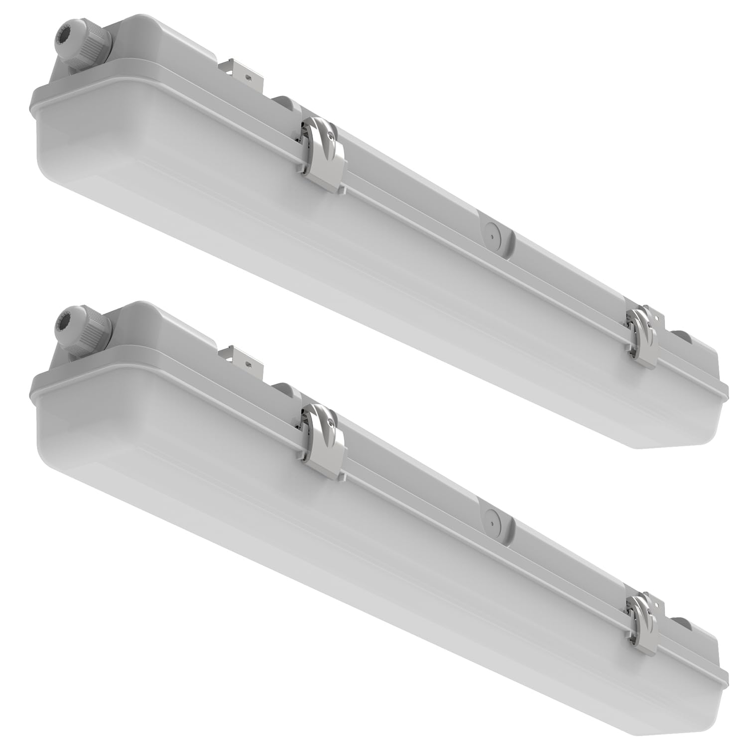 2FT LED Vapor Tight Light, IP65 IK08, 10W(1250lm)/20W(2500lm