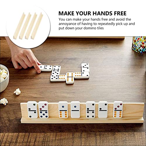 Bandejas de Domino de Madera 4 Piezas 7.48 Pulgadas miniatura 3