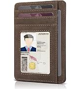 Yoshi Portafoglio da uomo, sottile RFID blocco minimalista