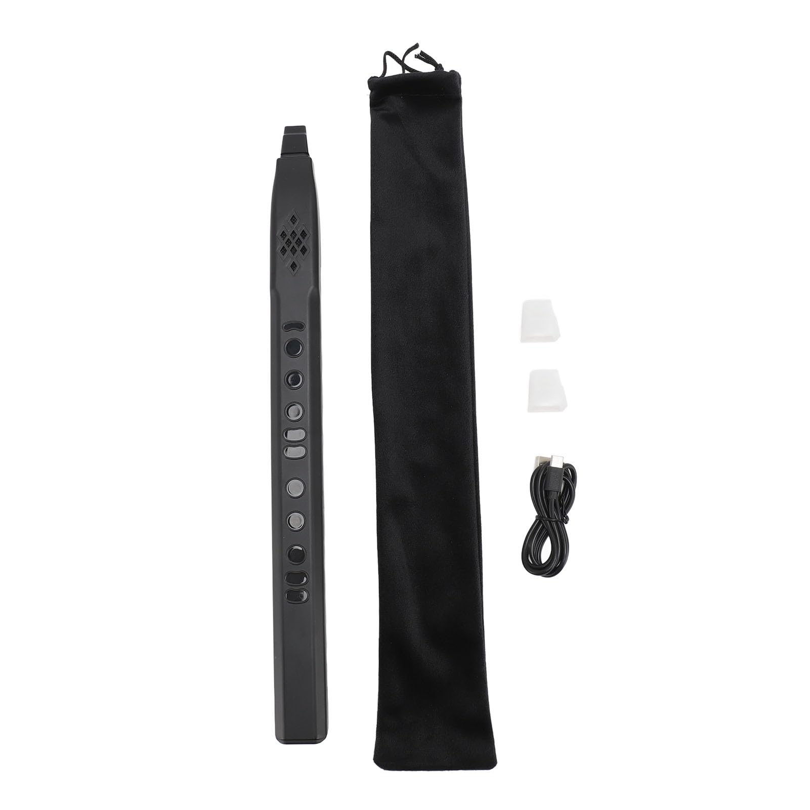 MIDI Electronic Saxophone, Digital Wind Instrument Synthesizer, 13 Tones Electric Saxophone, Portable Electronic Wind Instrument with Replacement Nozzle