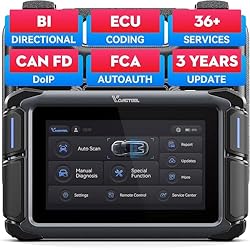 VDIAGTOOL أداة المسح ثنائي الاتجاه VD70، أداة تشخيص الماسح الضوئي OBD2 مع ترميز ECU، 36+ إعادة تعيين، PMI، FCA AutoAuth، جميع الأنظمة، CAN FD & DoIP، دليل VAG، تحديث لمدة 3 سنوات