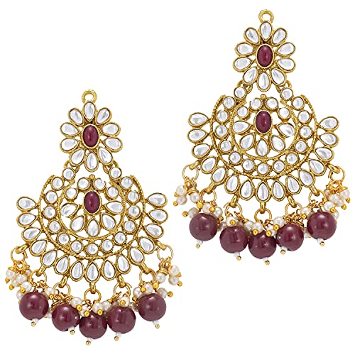 Gargantilla india Chandbali verde con pendientes florales Maang Tikka 7