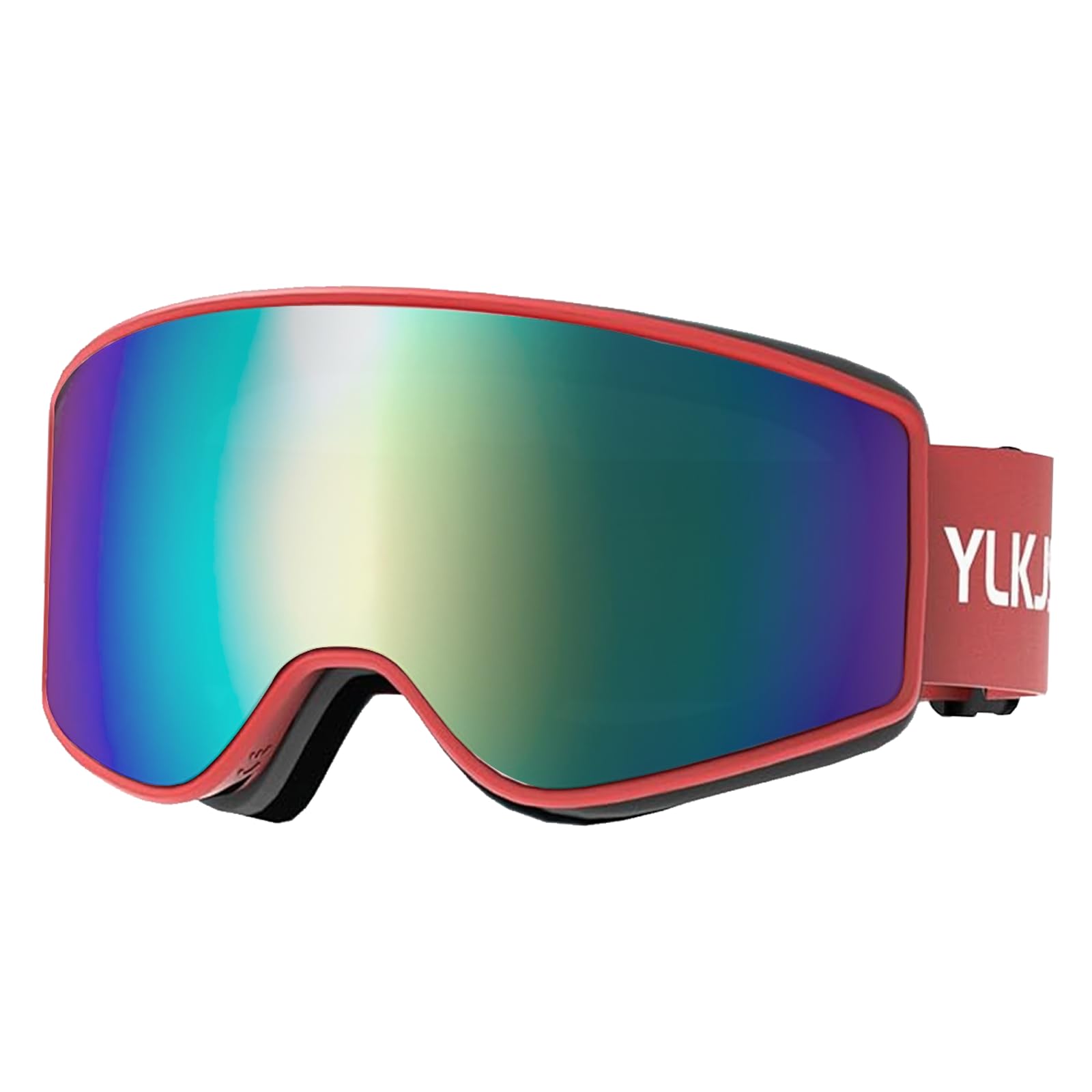 Lunettes de ski pour enfants, verres double couche, anti-buée et anti-rayures, protection 100 % UV, lunettes de planche à neige pour garçons et filles, motoneige, parachutisme, traîneau à