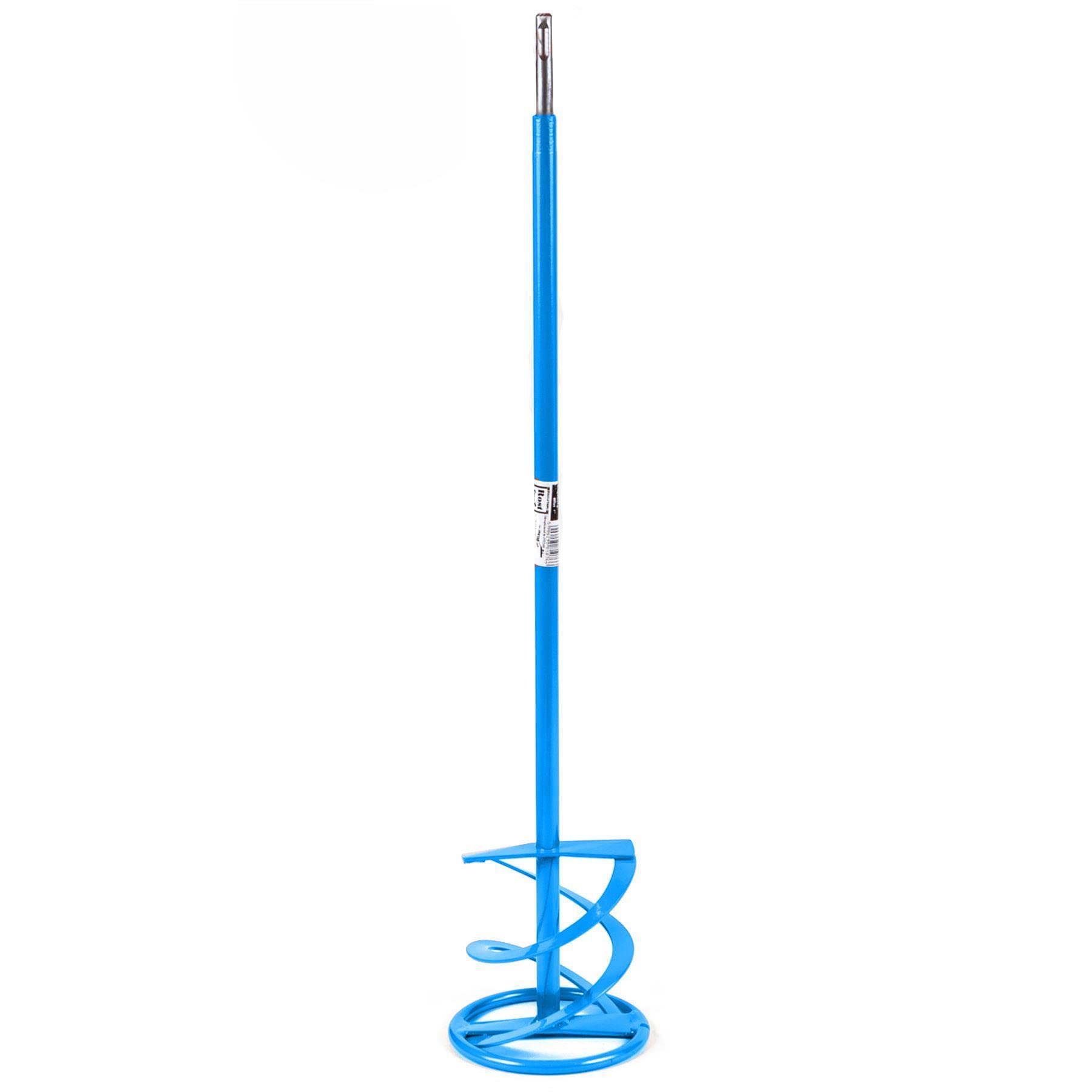 Toolty Italian Mixing Paddle Mixer Whisk Stirrer Agitator 120X750mm Sds Powder Coated Steel Positive 2Blade For Gypsum Cement from B&Q
