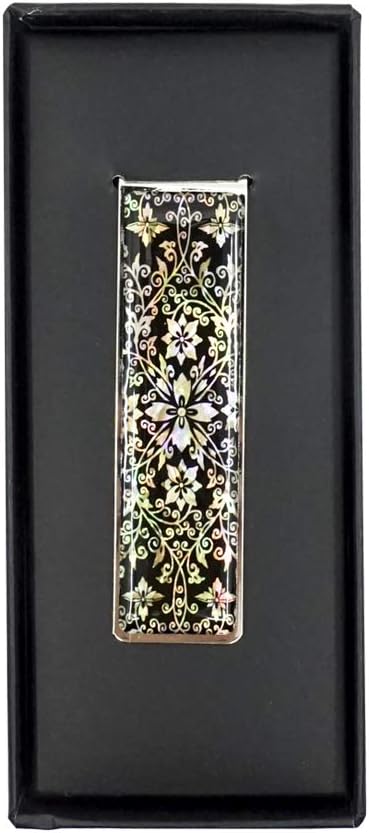 Mother of Pearl Money Clip Wallet Credit Card Slim Bussiness Card Stainless Steel Holder Noble Gift Collection - Image 7