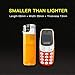 REFURBISHHOUSE Mini telefono Bluetooth El movil mas Pequeno del Mundo con Puerto...