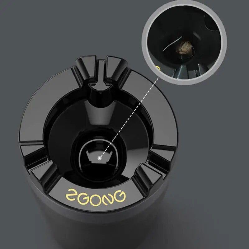 kesig® Smokeless Windproof Ash tray for Outdoor Travel or Home Office,Portable Car Ashtray With Water Tank Smell Proof, Detachable Car Ash Tray for Most Car Cup Holder