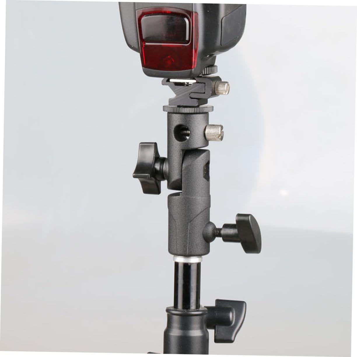 KONTONTY Metal Flash Lamp Holder Flashlight Holder Black Aluminum Alloy Photography Bracket Abs Flash Lights Bracket