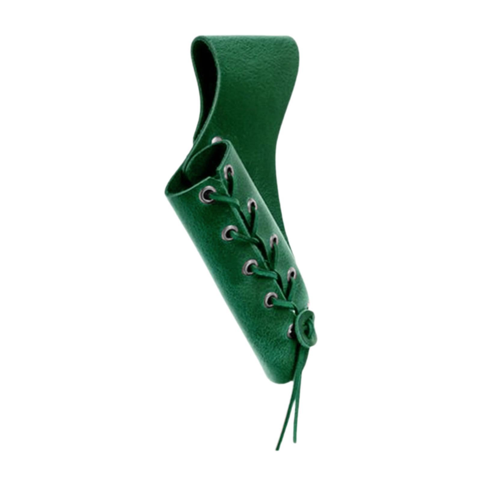 CoudarTitie Medieval Rapier Sword Frog Belt Holder for Costume Events, Green