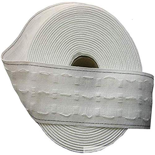 Buy Bonnin Curtain Header Heading Tape Pencil Pleat 3 Inch Wide White