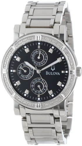 Bulova Men's 96E04 Diamond Multifunction Watch