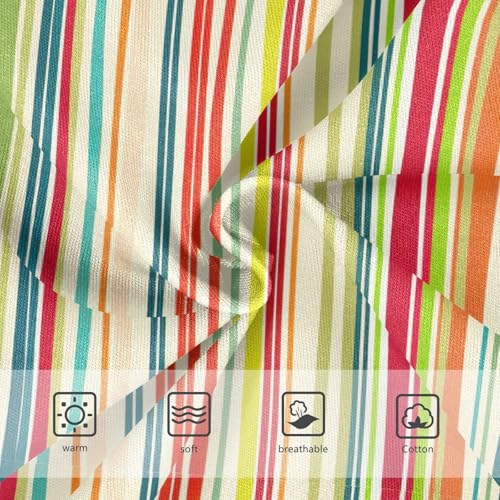 Joisal Vertical Wavy Lines Pastel Orange Panties for Girl Girls Underwear Toddlers Cotton Durable Undies Kids Briefs 2t3