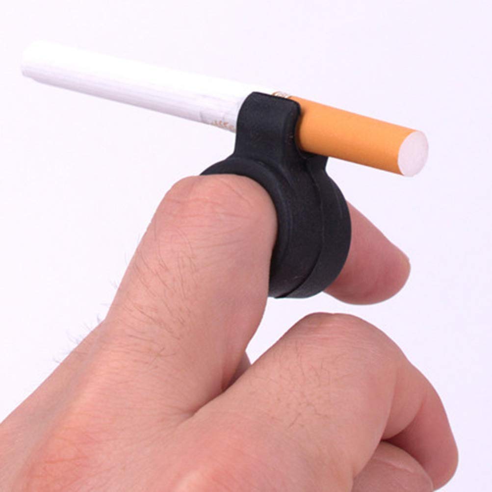 HEALLILY Porte-cigarettes en silicone pour doigts et cigarettes Jaune :  Amazon.fr: Mode
