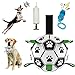 WeChip Ballon de Soccer pour Chien, Jouet interactif pour Chien à Tirer, Jouet à Tirer, Jouet à Eau pour Chien, balles oscillantes durables pour Chiens de Petite et Moyenne Taille