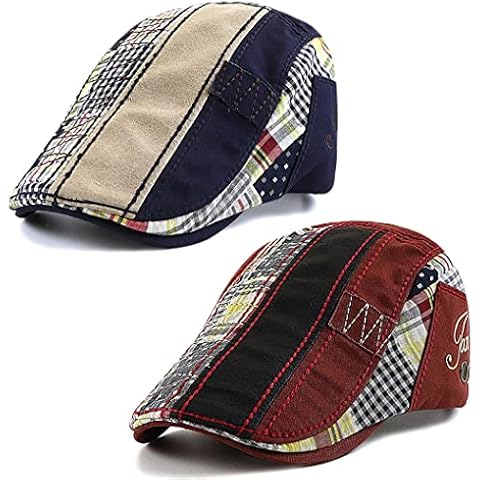 JFAN Casquette Beret Homme Ajustable Cover