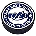 Sports Decor Tampa Bay Lightning Puck - Stripe Design